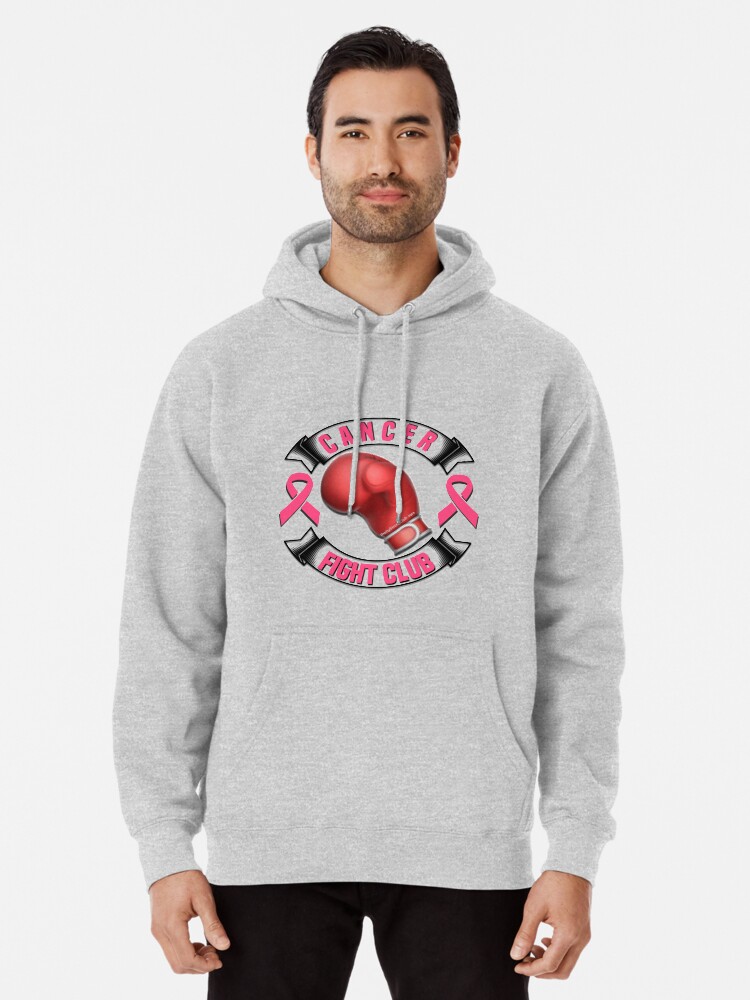Alternate view of Cancer Fight Club Pullover Hoodie