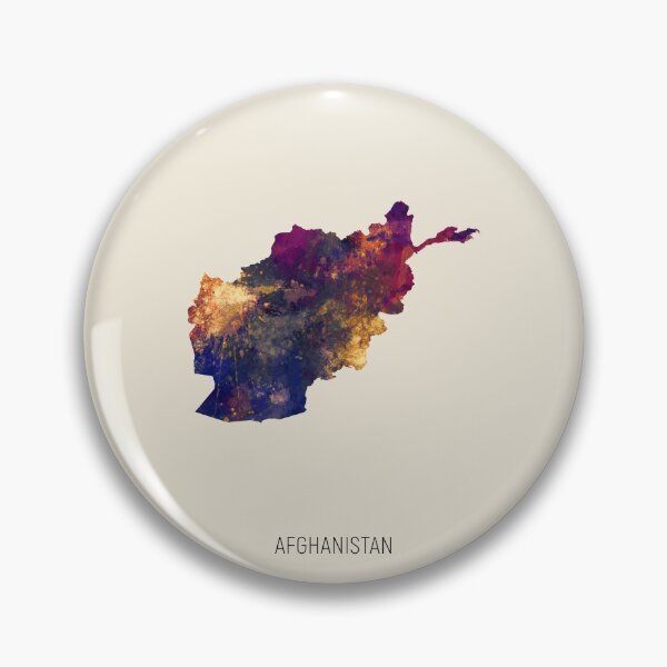 Artikelvorschau, Afghanistan Watercolor Map entworfen und verkauft von ArtPrints.