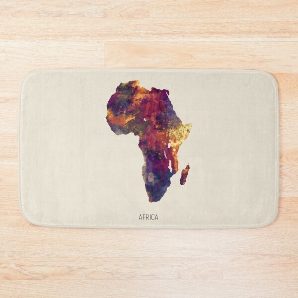 Item preview, Africa Watercolor Map designed and sold by ArtPrints.