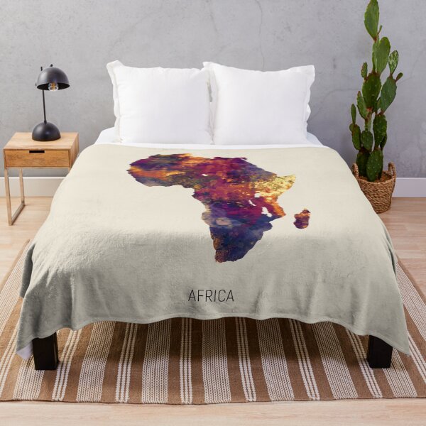 Item preview, Africa Watercolor Map designed and sold by ArtPrints.