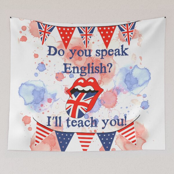 Item preview, do you speak English? I'll teach you! designed and sold by AvotArt.
