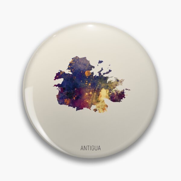 Artikelvorschau, Antigua Watercolor Map entworfen und verkauft von ArtPrints.