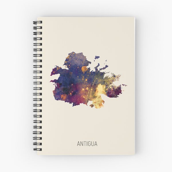 Artikelvorschau, Antigua Watercolor Map entworfen und verkauft von ArtPrints.