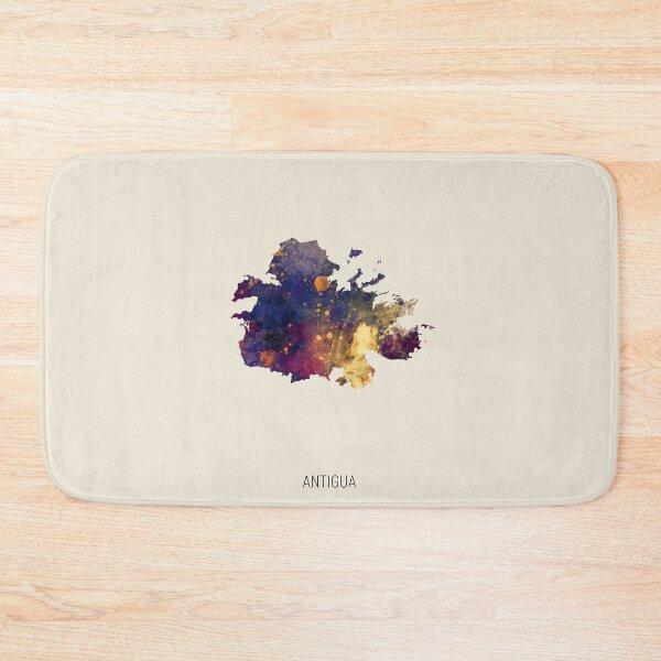 Artikelvorschau, Antigua Watercolor Map entworfen und verkauft von ArtPrints.