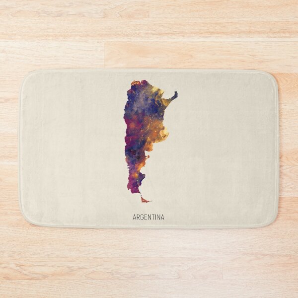 Item preview, Argentina Watercolor Map designed and sold by ArtPrints.