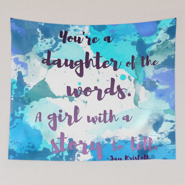 Item preview, Daughter of Words - Nevernight - Jay Kristoff designed and sold by inkandmadness.