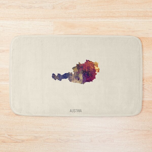 Item preview, Austria Watercolor Map designed and sold by ArtPrints.