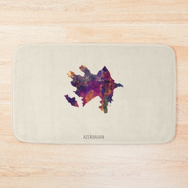 Item preview, Azerbaijan Watercolor Map designed and sold by ArtPrints.