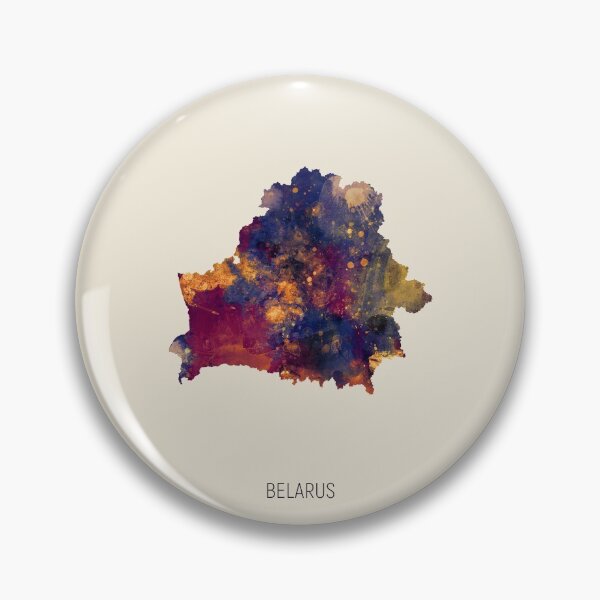 Item preview, Belarus Watercolor Map designed and sold by ArtPrints.