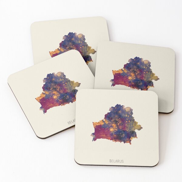 Item preview, Belarus Watercolor Map designed and sold by ArtPrints.