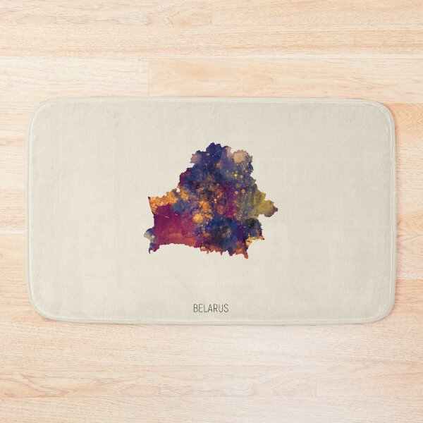 Artikelvorschau, Belarus Watercolor Map entworfen und verkauft von ArtPrints.
