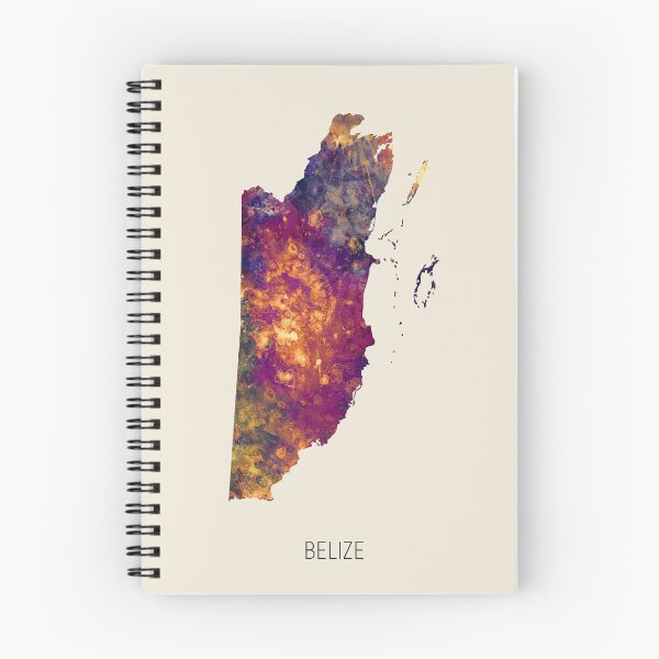 Item preview, Belize Watercolor Map designed and sold by ArtPrints.