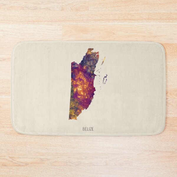 Item preview, Belize Watercolor Map designed and sold by ArtPrints.