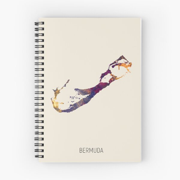 Item preview, Bermuda Watercolor Map designed and sold by ArtPrints.
