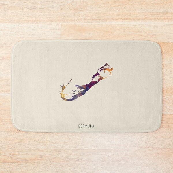 Item preview, Bermuda Watercolor Map designed and sold by ArtPrints.
