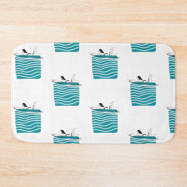 Item preview, Paddling surfing waves minimalists sea lines  designed and sold by Tropical Blood.