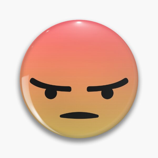 Facebook Angry Emoji Pin