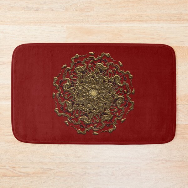 Item preview, 3D Occult Mandala Gold Sculpted Virus designed and sold by RetroVandal.