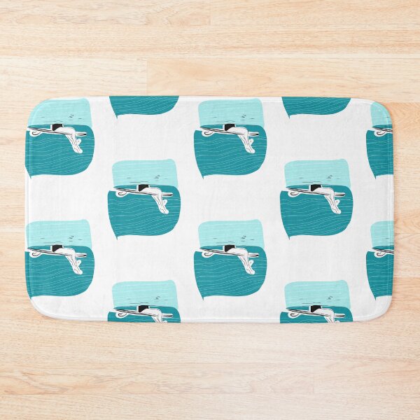 Item preview, Sitting waiting for the wave surfing minimalist  designed and sold by Tropical Blood.