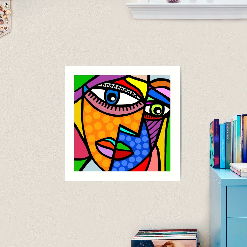 【F50号】ひつじ娘 原画 油絵 抽象画 abstract paintings ひつじ娘 原画 油絵 抽象画 abstract paintings カラフル