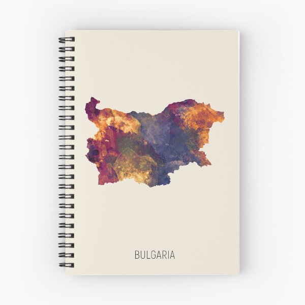 Artikelvorschau, Bulgaria Watercolor Map entworfen und verkauft von ArtPrints.
