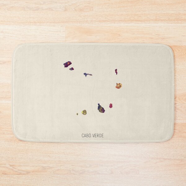 Item preview, Cabo Verde Watercolor Map designed and sold by ArtPrints.