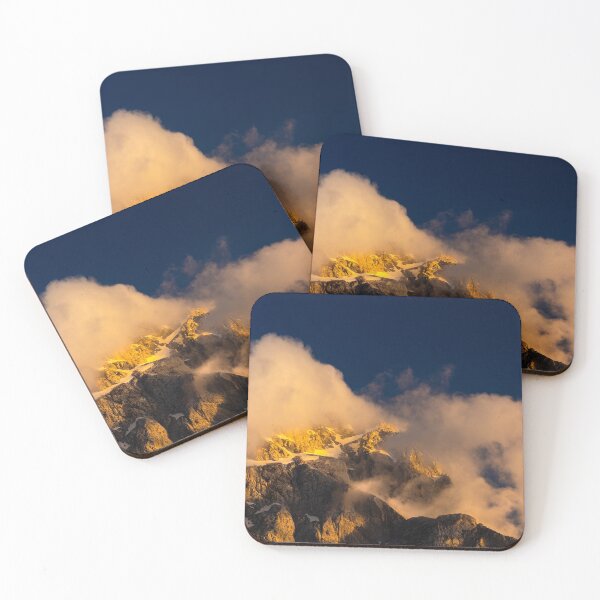 Item preview, Sun lit mountains covered by clouds designed and sold by Patrik Lovrin.
