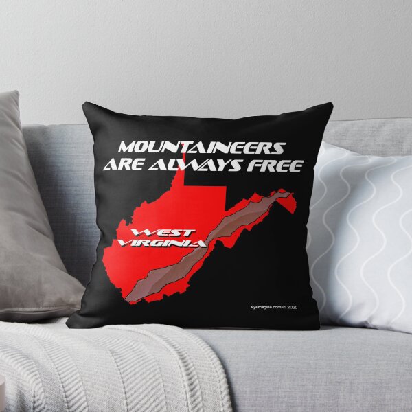 Mountaineer State Throw Pillow