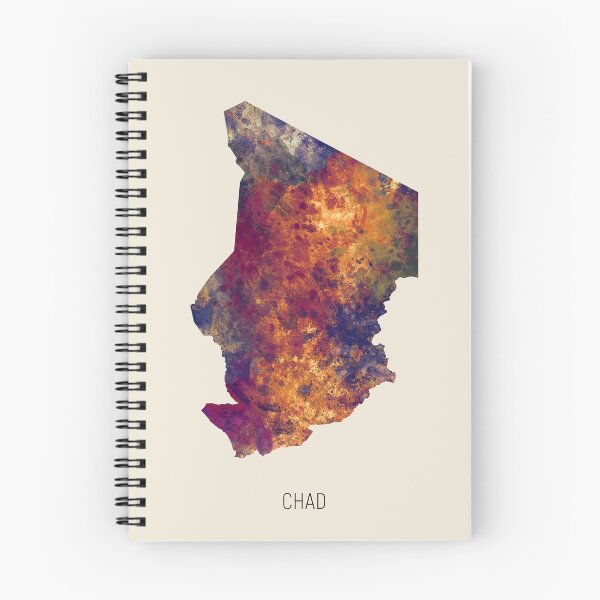 Item preview, Chad Watercolor Map designed and sold by ArtPrints.