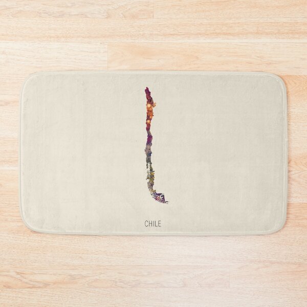 Item preview, Chile Watercolor Map designed and sold by ArtPrints.