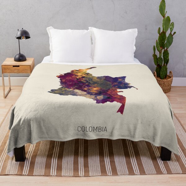 Item preview, Colombia Watercolor Map designed and sold by ArtPrints.