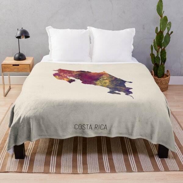 Item preview, Costa Rica Watercolor Map designed and sold by ArtPrints.
