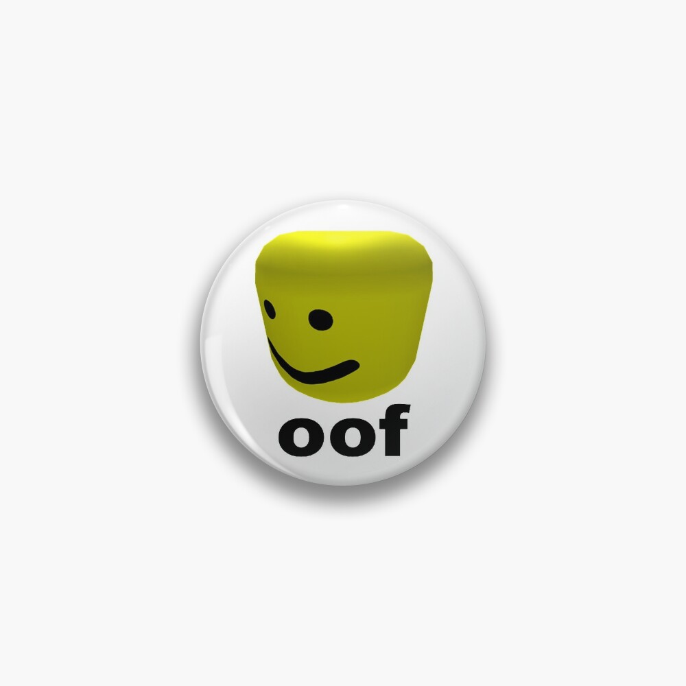 Roblox Oof Pin By Amemestore Redbubble - pegatinas oof roblox redbubble