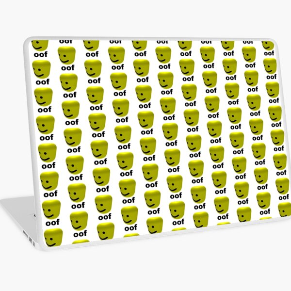 Roblox Oof Laptop Skin By Amemestore Redbubble - roblox oof art board print by amemestore redbubble