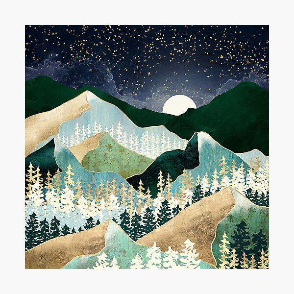 Item preview, Spring Night Vista designed and sold by spacefrogdesign.