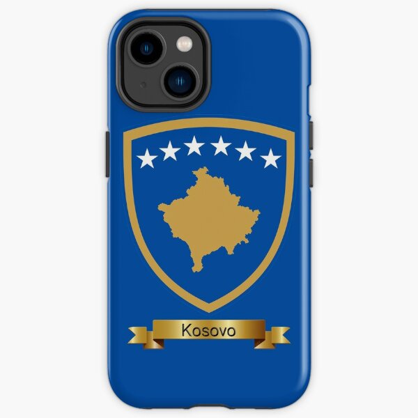 Kosovo Flaggenaufkleber, Geschenke und Produkte iPhone Robuste Hülle