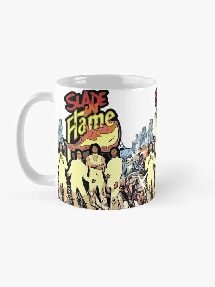 Alternate view of Slade in Flame film poster illustration Mug