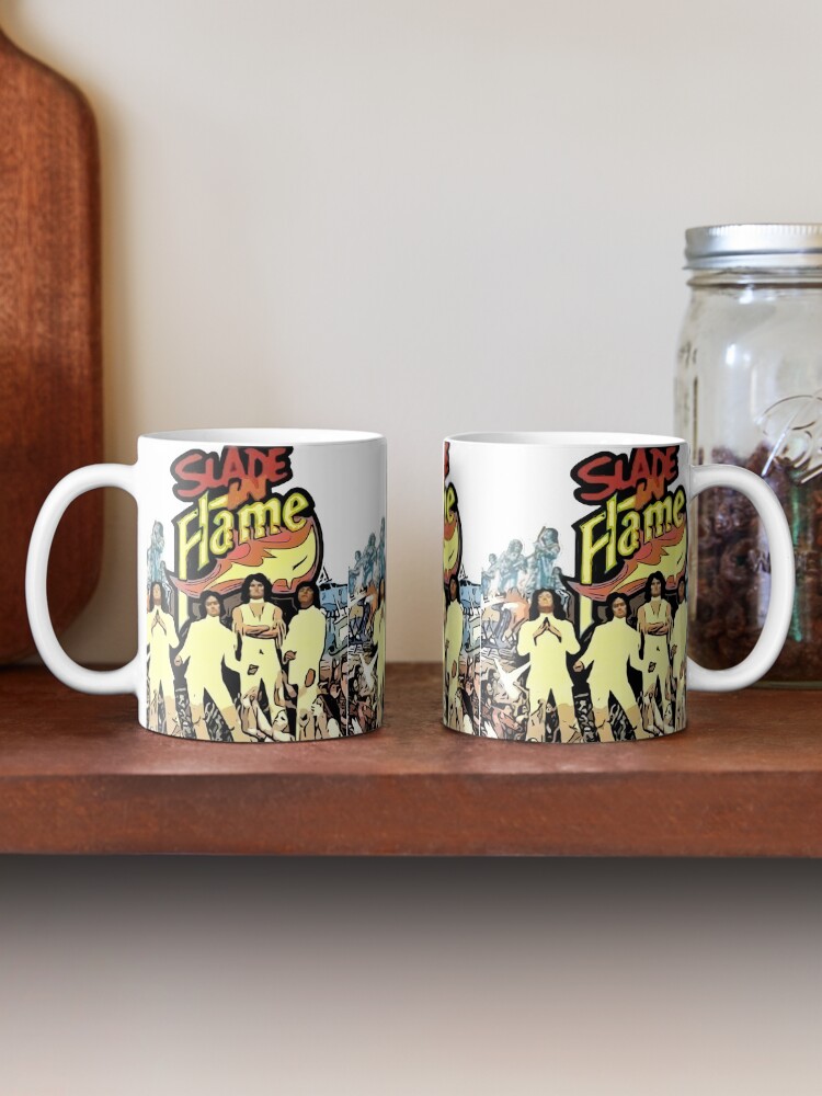 Alternate view of Slade in Flame film poster illustration Mug