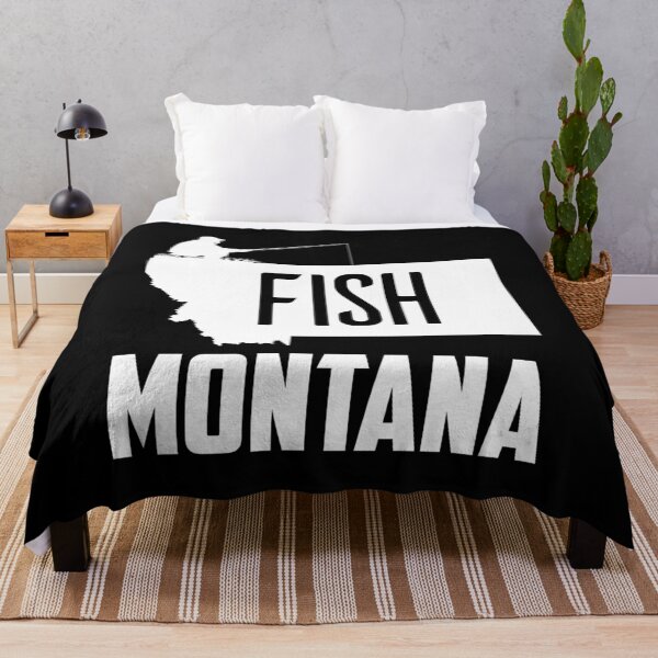 Item preview, Fish Montana State Pride Fishing print designed and sold by jakehughes2015.