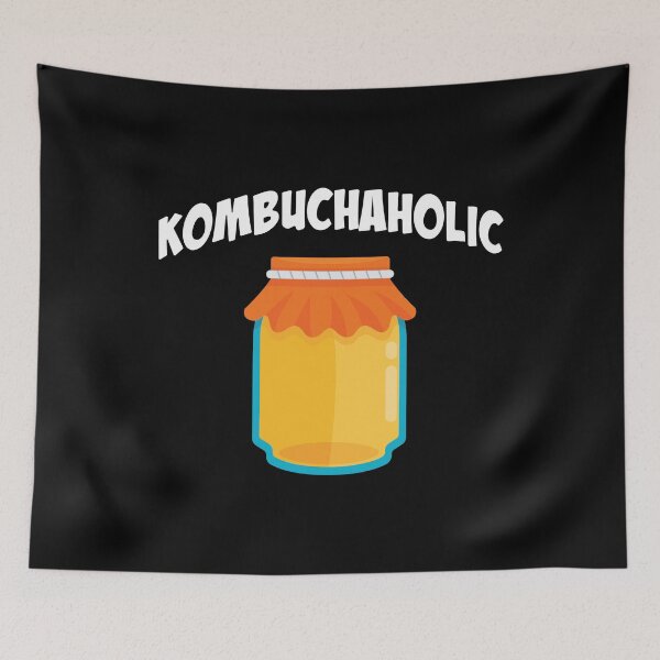 Item preview, Kombuchaholic Funny Kombucha Tea Organic Veganism Artwork Design designed and sold by jakehughes2015.