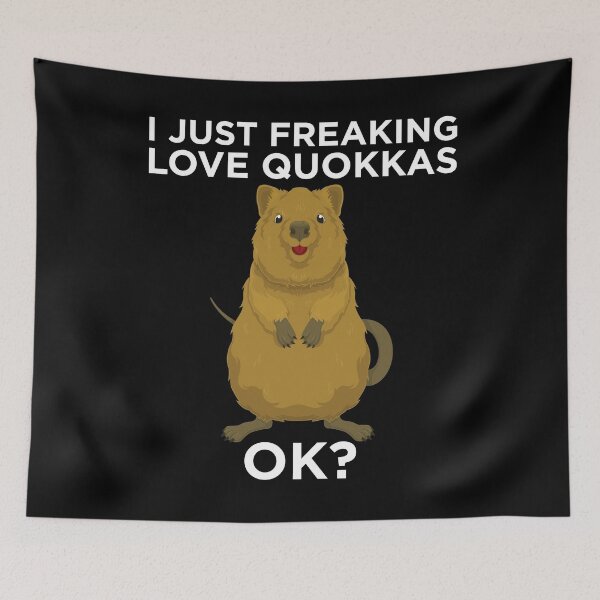 Item preview, Funny Marsupial Animal Lover Love Quokkas print designed and sold by jakehughes2015.