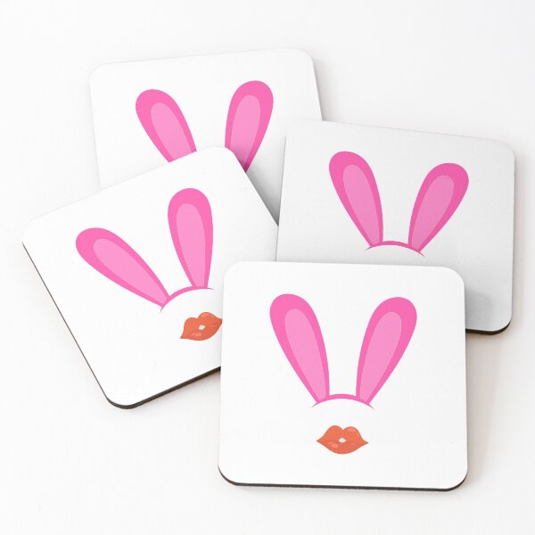 Item preview, Red lips/pink bunny ears designed and sold by RonaldKitama.
