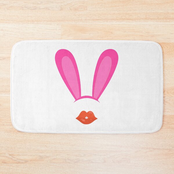 Item preview, Red lips/pink bunny ears designed and sold by RonaldKitama.