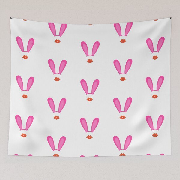 Item preview, Red lips/pink bunny ears designed and sold by RonaldKitama.