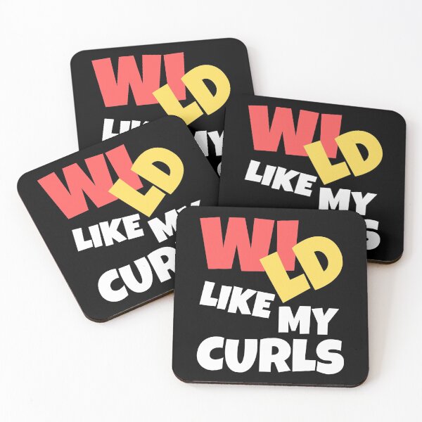 Item preview, Wild Like My Curls Curly Haired Funny Untamed Feral Ringlets designed and sold by DIGITALENT.