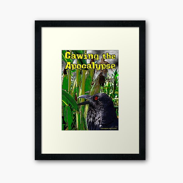Cawing the Apocalypse Framed Art Print