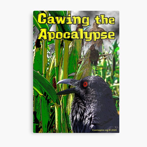 Cawing the Apocalypse Metal Print