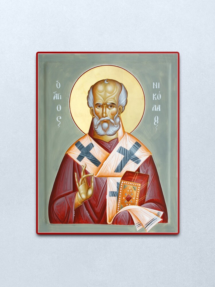 Alternate view of St Nicholas of Myra Metal Print
