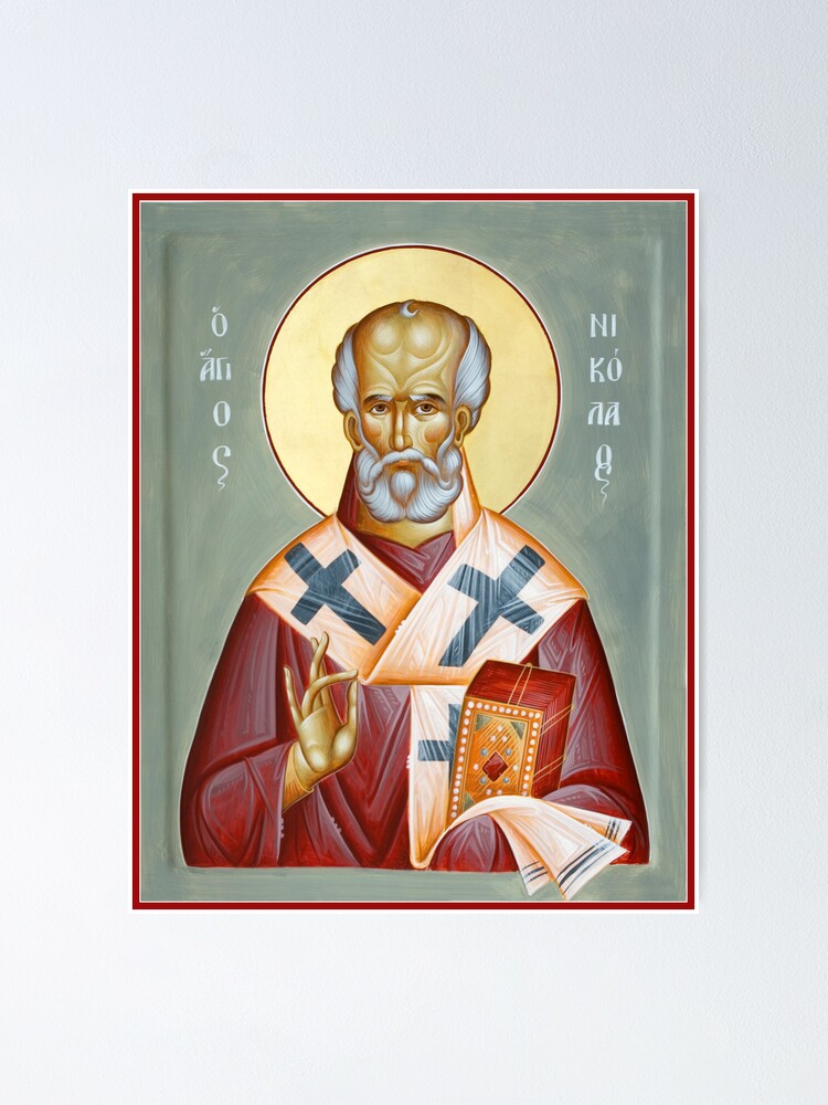 Alternate view of St Nicholas of Myra Poster