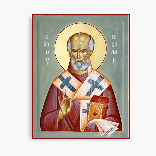 St Nicholas of Myra Canvas Print
